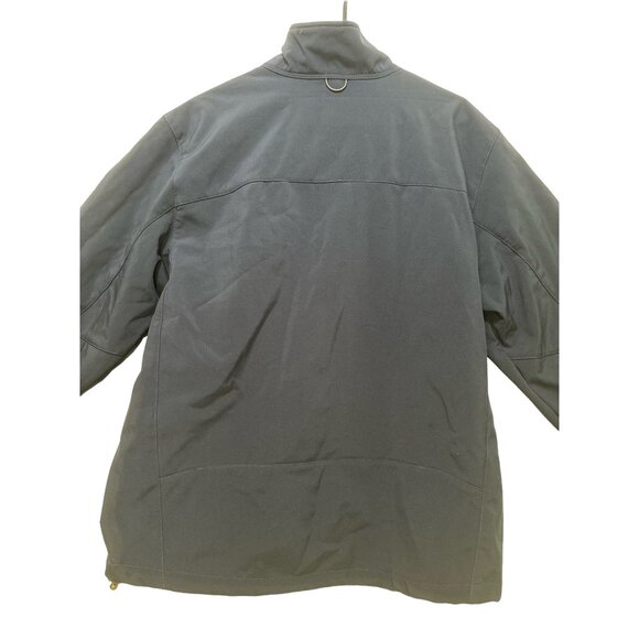 Eddie Bauer Soft Shell Jacket Men Large Blue Full Zip Waterproof Gorpcore Office - Picture 7 of 16